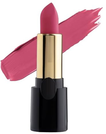 Plush Velvet Creamy Matte Lipstick for Women – Smooth Glide, One-Swipe Pigmentation, Non-Drying Formula – Rich & Vibrant Color (3.2g) – 22 Rose Quartz