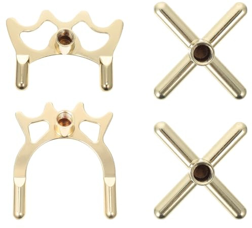 Artibetter 4 Piezas Puente para Taco de Billar Delicado de Resistente al Óxido Accesorio Portátil Profesional para Snooker y Pool Compatible Mayoría de Tacos Fácil de Transportar y Duradero