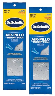 Dr. Scholls Air-Pillo Double Insoles Unisex (2 Pack)