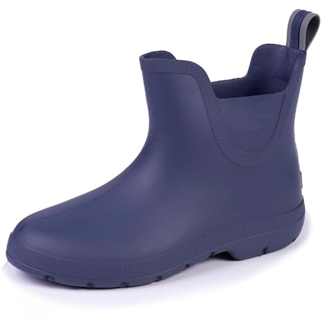 Isotoner Botas de Agua Mujer, Botas Bajas - Flexible, Ultraligera y Duradera - cómodidad Extrema