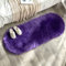 MIULEE Faux Fell Teppich Flauschig Weiche Warm Modern Bodenmatte Sofa Matte Kunstfell Dekofell Unregelmäßig Bettvorleger Wolle Longhair Optik Gemütliches 60x160 cm Lila