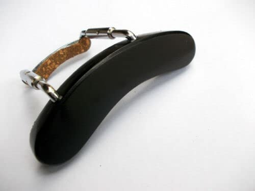 MUSICAL STRING Mandolin Armrest Ebony Wood With U Clamp Hardware Standard Black