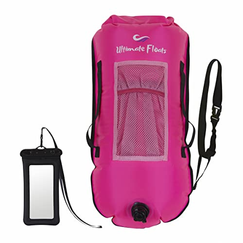 Ultimate Floats Bouée de natation/flotteur de remorquage pour natation en eau libre (rose)