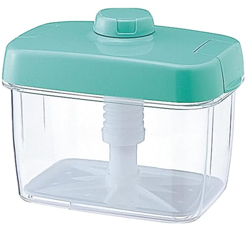 Instant Pickle Maker pressa per verdure Tsukemono contenitore rettangolare realizzato in Giappone senza BPA (verde, 2,2 L)