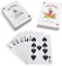Dunkwckore 2 x 55 Karten Spielkarten, (Rot und Blau) Wasserdicht Pokerkarten, Poker Karten, Kartenspiel Mit Zwei Eckzeichen für das Geschenkpartyspiel, Texas Holdem Poker, Blackjack, Bridge