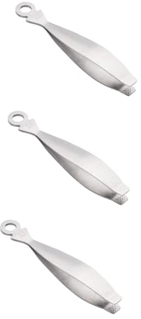 PRETYZOOM 3 Pz Clip a Lisca di Pesce pinze per lische di Pesce rimozione delle lische di Pesce Spillo pinzette Luce rimozione dei di Pollo pinze per di Maiale Acciaio Inossidabile