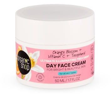 Organic Shop Orange Blossom Skincare Ultimate Illuminating Treatment Day Face Cream, 50 ml