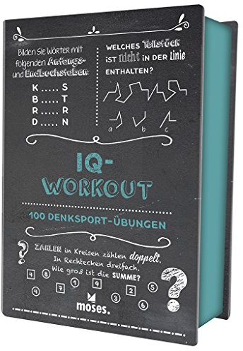 moses. Quiz-Box IQ-Workout | 100 Denksportübungen für einen fitten Kopf | Für Kinder ab 12 Jahren und Erwachsene
