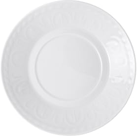 Villeroy & Boch Cellini Piattino, 18 cm, Porcellana Premium, Bianco