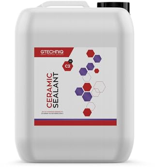 Gtechniq C2 Ceramic Sealant for Cars, 169 fl oz | Protects Paintwork, Trim, Tires and Windows, Extreme Dirt Repellent, High Shine, UV Protection, Enhances Water-Repellence, Easy to Apply