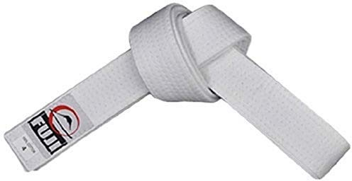 FUJI Sports Judo Belt for Kids and Adults, Training and Competition Judo Uniform Belt, White Color, Size 5