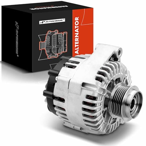 A-Premium Alternator Compatible with Chevrolet Corvette 1997-2001 2003-2013, 5.7L 6.0L 6.2L 7.0L, 145A 12V Clockwise 6-Groove Clutch Pulley, Replace# 10246634, 10305775, 10305775A, 10305775B