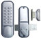 Digital Mechanical Code Door Lock with Zinc Alloy Keyless Entry Deadbolt, Push Button Coded Lock for Home/Hotel/Office