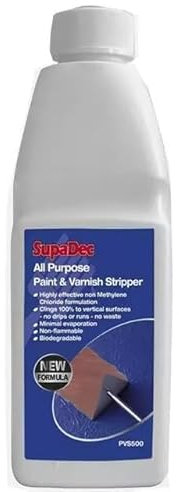 SupaDec All Purpose Paint & Varnish Stripper Drip Predator Fast Action (White, 1L)