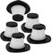 COLLBATH 5 Piezas Filtros de para Aspiradoras Portátiles de Filtros Reutilizables para Aspiradoras Inalámbricas Mano Compatible con para Hogar y Automóvil Filtración Efectiva y Alta