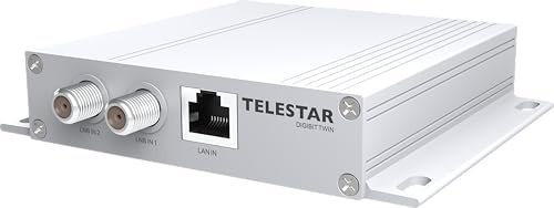TELESTAR DIGIBIT Twin – SAT>IP Router (2 partecipanti, trasmettitore di rete, HDTV) – Argento