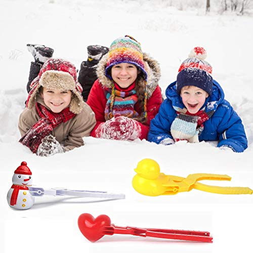 Acouto Machine à Boules de Neige en Forme de Cœur, Jouets, Clamp/Holder de Fabrication de Boules de Neige en Forme de Cœur, Moule à Sable pour Les Combats de de, pour Un Confort Optimal, Poignée