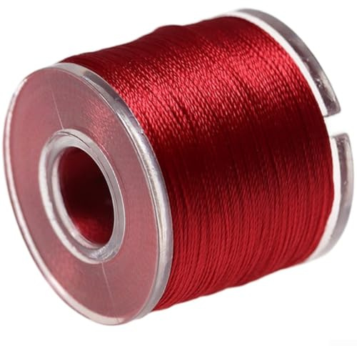 TDCuizent Filo di nylon da 60-70 m per costruzione e riparazione di canne da pesca, anello guida per legatura, ad alta resistenza e resistenza all'usura, per progetti di restauro di canne fai da te (2