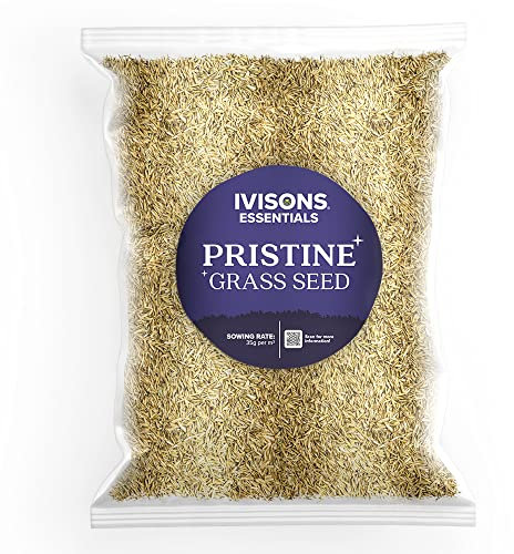 Ivisons Pristine Ornamental Grass Seed | Luxury Premium Quality Lawn Seed Blend | Premium Low Growing Short Cut No Ryegrass Mix | Ornate Formal Show Lawns (2kg)