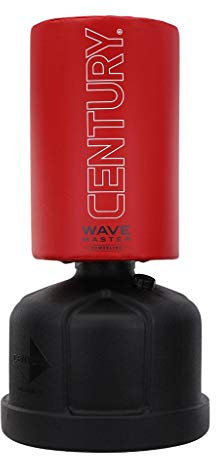 Century Powerline Wavemaster Freistehender Standboxsack Rot - Stabil höhenverstellbarer Punching Bag - Boxen Kickboxen MMA - Robust optimale Stoßdämpfung - effektives Training - 119cm bis 172cm