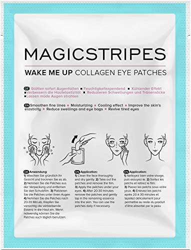 MAGICSTRIPES Wake Me Up Collagen Eye Patches, Einzelmaske