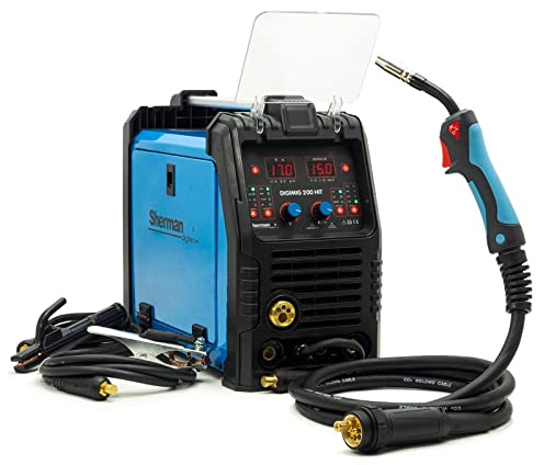 Sherman™ DIGIMIG 200 HIT MIG/MAG saldatrice TIG 200 Amp saldatura a punti sinergia 3 in 1 inverter