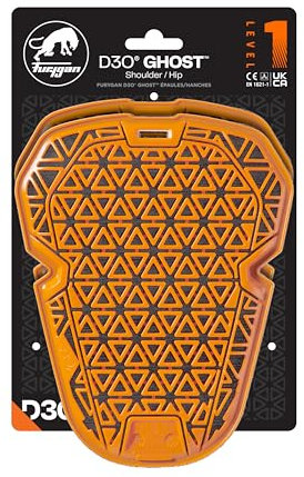 Furygan SHOULDERS OR HIPS D3O GHOST L1 Protection Unisex- A pair of Level 1 approved Discreet D3O Invisible Protectors for Motorcycle Jeans Pants - D3O Safety Technology - One size