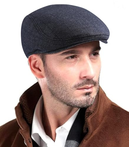 Comilaka Uomo Berretto Piatto Baschi Scozzesi Cappello Piatto
