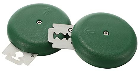 Cabilock 2 Juegos Cuchillo para contornear Pan de Afeitar Herramienta para Hornear anotando cojo Cuchillas Cutter Cuchillo nakiri Corte de pastelería cortadora de Cocina el plastico
