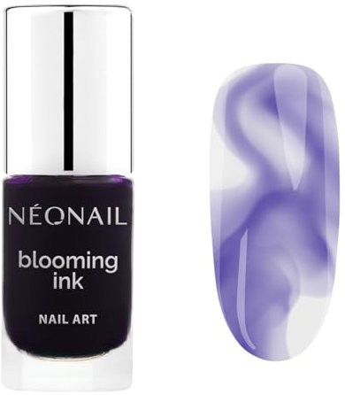 NEONAIL Pintauñas Semipermanentes Blooming Ink 7,2 ml - Violeta - Tinta Acuarela Para Uñas - Manicura - Nail Art - Diseño de Uñas - Watercolor Ink Nail