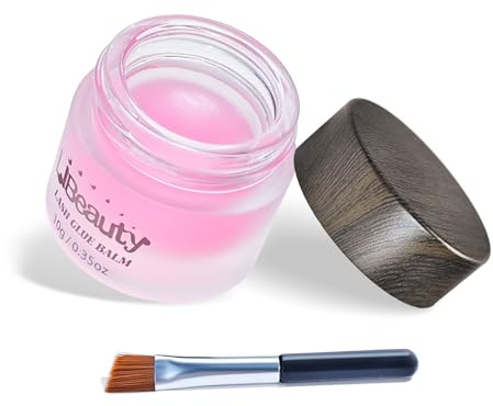 Libeauty Pegamento para lifting de pestañas: pegamento para pestañas y bálsamo de pestañas, secado rápido, fórmula suave, soluble en agua, ideal para bricolaje y laminación de cejas