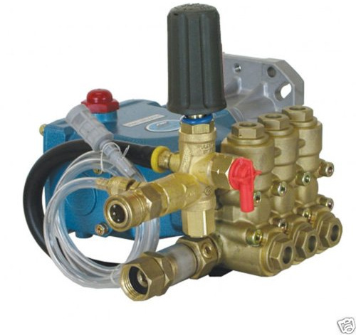 B E Pressure 66DX40GG1 66DX Series Pump, Direct Drive, Triplex, 4.0 GPM, 4000 psi, 3400 RPM, Black/Brass