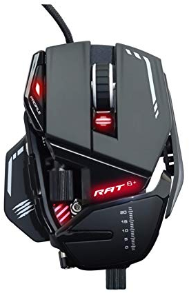 MadCatz R.A.T. 8+ Optical Gaming Mouse, Black