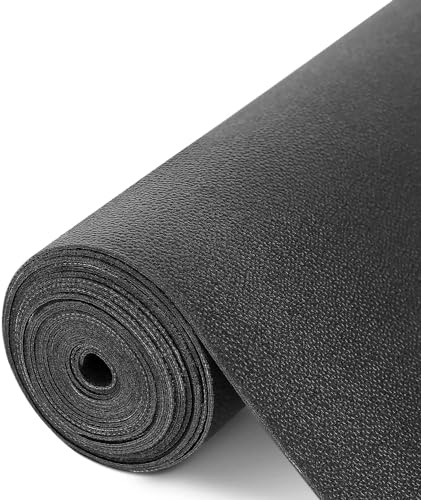 WochiTV Revestimiento de estante para gabinetes, cajones de 11.8x118 pulgadas, alfombrilla de goma de espuma antideslizante antideslizante para cocina, despensa, caja de herramientas, color negro