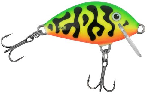 Salmo Tiny Wobbler Green Tiger Schwimmend