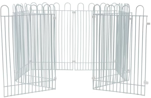 Hohopeti Lot de 8 enclos interactifs pour hamster - Cage de sécurité en fil de fer pour animal domestique