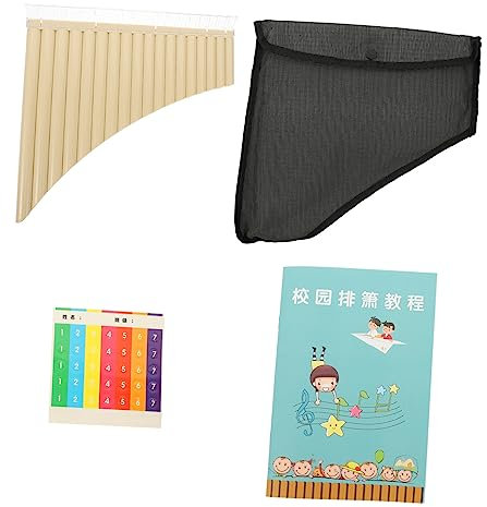 Toyvian Professionelle Panflöte Im C-tonart Pädagogisches Musikinstrument Für Schulmusik Geeignet Für Anfänger Und Bühneneinsatz