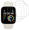 SkyKeep (4 Stücke für Schutzglas für Schutzfolie Xiaomi Redmi Watch 3 Displayschutz Xiaomi Redmi Watch 3 Folie, Soft TPU, Kratzfest, für Panzerglasfolie Screen Protector