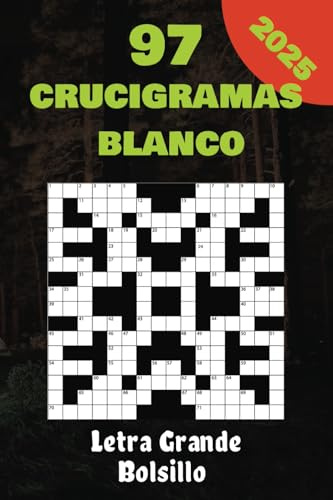 bolsillo Crucigramas blanco: 2025 - Letra Grande