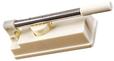 TOPPERFUN Pressa per Impasto Dumpling in Abs e Acciaio Inox Design Innovativo e Manico Esteso, Stampo per Ravioli e Pierogi per Uso Domestico in Cucina