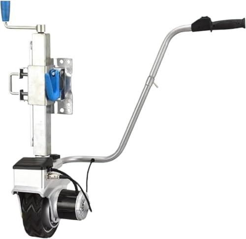 Electric Trailer Mover Electric Motorised Jockey Wheel 350w/550w Trailer Dolly Jack With Max Load 5504.5lbs Electric Jockey Wheel Mover With 5-7m/min Speed, 350wfoldable