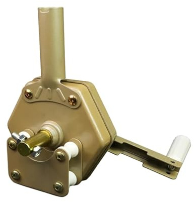 Dispositif d'enroulement manuel, outil de levage film serre, filet d'ombrage, store enrouleur latéral agricole pour le bricolage(Gold)