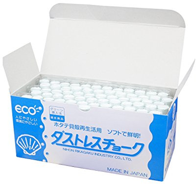72 Pieces White dustless Chalk