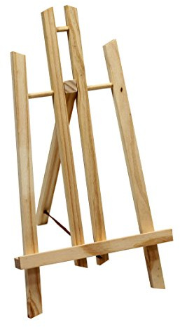 Paintersisters Tischstaffelei 40 cm hoch, Display-Staffelei, Deko-Ständer, Bildhalter, Sitzstaffelei