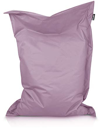 BuBiBag XXL Sitzsack, Outdoor Sitzsäcke für Kinder und Erwachsene, Bodenkissen Beanbag Fatboy wetterfest (Puderflieder 190x145cm)