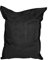 Lumaland Riesen-Sitzsack XXL 140x180cm | Indoor Bean Bag aus weichem & waschbarem Microvelours | 2-in-1- für bequemes Sitzen & Liegen | Mit über 3 Mio. anpassungsfähigen EPS-Perlen [Schwarz]