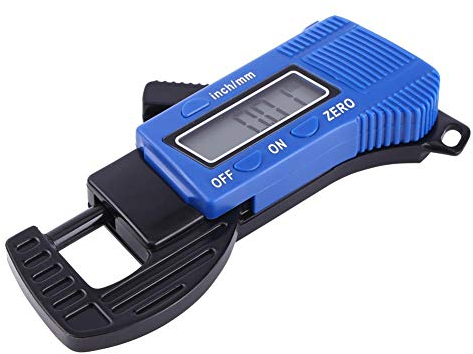 1pcs 0-12mm 0.01mm 0.0005inch Micrómetro electrónico preciso Precisión Digital Dial Medidor de espesor Calibrador Medidor Ancho Herramientas de medición con pantalla LCD