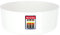 KADAX Flower Bowl fatta di plastica, ciotola rotonda, ciotola di piantagione, fioriera, ciotola di plastica per davanzale, tavolo, soggiorno, fioriere (⌀ 26 cm, bianco)