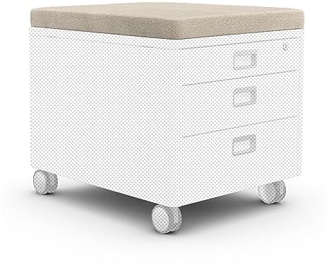 Moll Pad Sitzkissen für Rollcontainer | Bequeme Sitzauflage für Pro & Cubic | abnehmbar & pflegeleicht | ideale Ergänzung Kinderschreibtische | Made in Germany