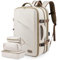 LOVEVOOK Rucksack Handgepäck Flugzeug, Reiserucksack Damen Herren, 30L Travel Backpack Laptop Daypack Kofferrucksack für Reise Arbeit Business, Beige Khaki